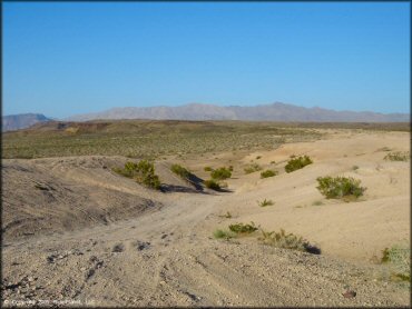 A trail at Boulder Hills OHV Area