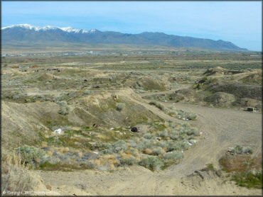 Scenic view of Jungo Pits Trail