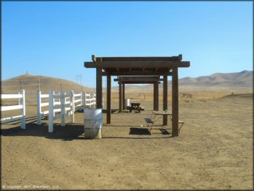 Some amenities at San Luis Reservoir State Recreation Area Trail