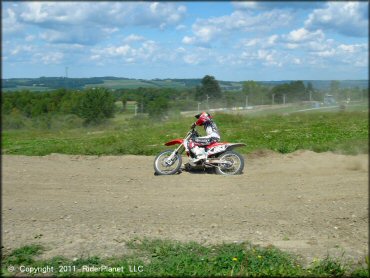 Honda CRF Motorbike at Frozen Ocean Motorsports Complex Track