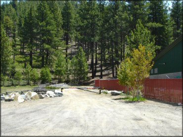 RV Trailer Staging Area and Camping at South Camp Peak Loop Trail