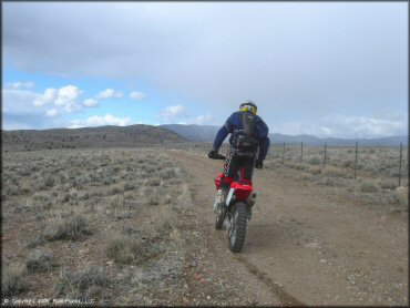Honda CRF Trail Bike at Old Sheep Ranch Trail