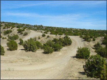 A trail at Stead MX OHV Area