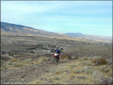 Honda CRF Dirt Bike at Galena MX Track OHV Area