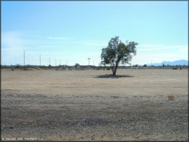 RV Trailer Staging Area and Camping at Arizona Cycle Park OHV Area