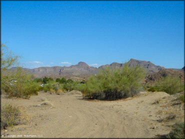 Terrain example at Copper Basin Dunes OHV Area
