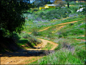 View of MX track taken from the side