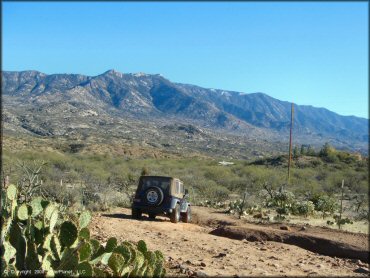 off-road vehicle at Charouleau Gap Trail