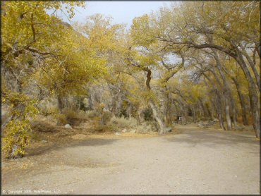 RV Trailer Staging Area and Camping at Peavine Canyon Trail