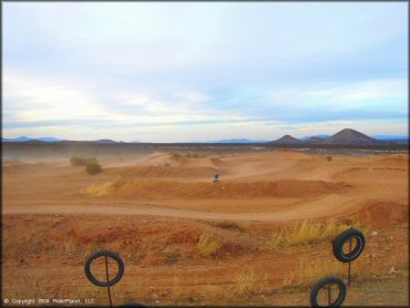 Off-Road Bike at Nomads MX Track OHV Area