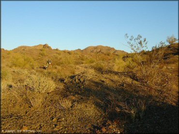 Honda CRF Motorcycle at Shea Pit and Osborne Wash Area Trail