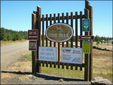 Some amenities at Morrow County OHV Park OHV Area