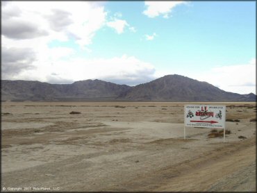 RV Trailer Staging Area and Camping at Lucerne Valley Raceway Track