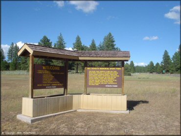 RV Trailer Staging Area and Camping at Klamath Sportsman's Park OHV Area