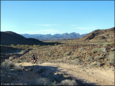 Honda CRF Off-Road Bike at Shea Pit and Osborne Wash Area Trail