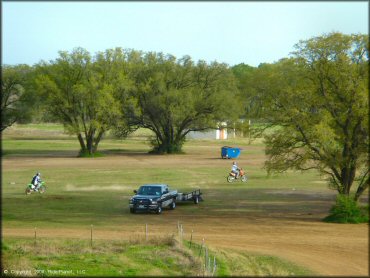 RV Trailer Staging Area and Camping at CrossCreek Cycle Park OHV Area