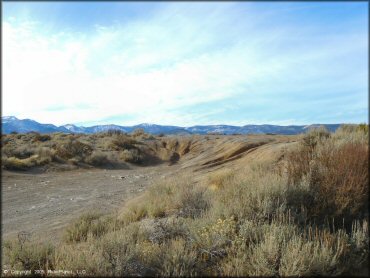 Example of terrain at Galena MX Track OHV Area