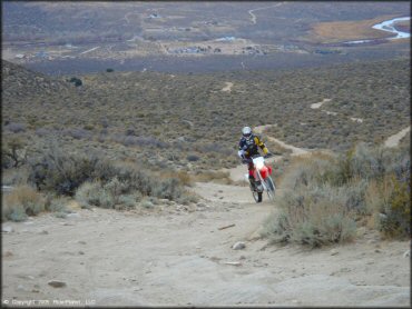 Honda CRF Motorcycle at Prison Hill Recreation Area Trail