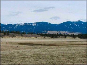 Scenery from Koocanusa Sand Dunes and Trail System OHV Area