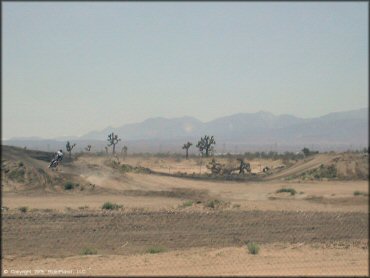 Off-Road Bike at Sunrise MX Park Track