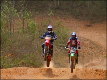 OHV jumping at Highland Park Resort Trail