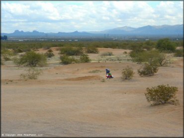 Honda CRF Motorcycle at Pinal Airpark Trail