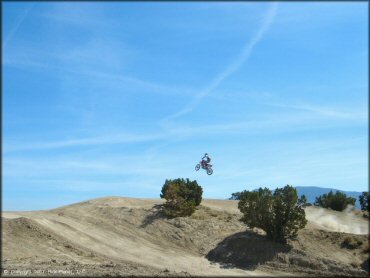OHV catching some air at Stead MX OHV Area