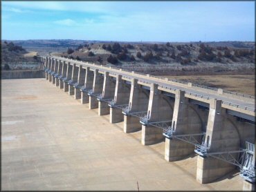 Scenic view at Spillway Cycle Area Trail