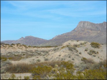 Scenery from Hot Well Dunes OHV Area