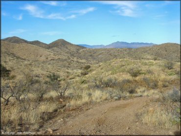 Terrain example at Santa Rita OHV Routes Trail