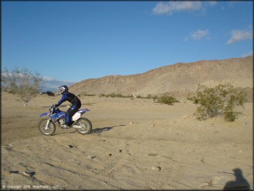 Yamaha YZ Off-Road Bike at Ocotillo Wells SVRA Trail