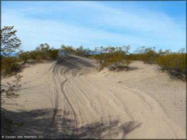 Some terrain at Hot Well Dunes OHV Area