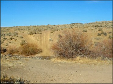 A trail at Washoe Valley Jumbo Grade OHV Area