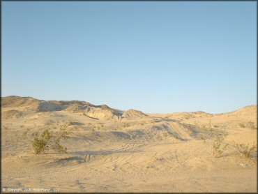 Terrain example at Superstition Mountain OHV Area