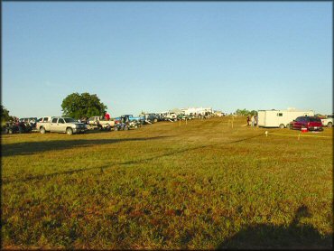RV Trailer Staging Area and Camping at Redlined ATV Park Trail