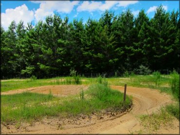 Photo of peewee motocross track.