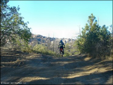 Honda CRF Dirt Bike at Lake Arrowhead Trail