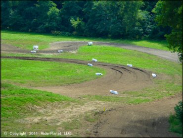 Example of terrain at Pavilion MX OHV Area