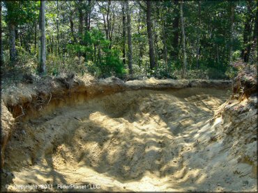 Example of terrain at Diamond MX Track