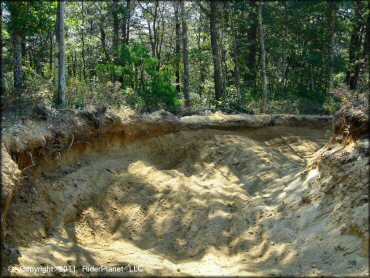 Example of terrain at Diamond MX Track