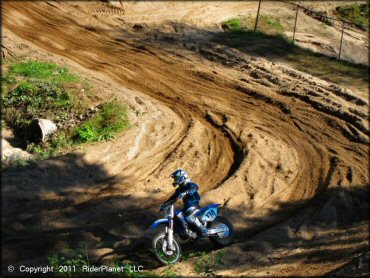 Yamaha YZ Motorbike at The Wick 338 Track