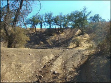 Example of terrain at Frank Raines OHV Park Trail