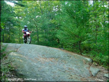 Honda CRF Motorbike at F. Gilbert Hills State Forest Trail