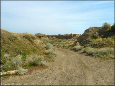 Example of terrain at Jungo Pits Trail