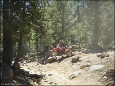 Honda CRF Motorbike at Lower Blue Lake Trail