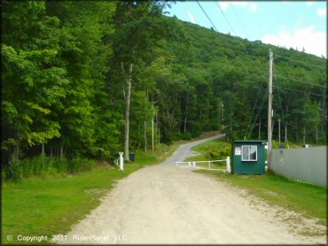 RV Trailer Staging Area and Camping at Winchester Speed Park Track