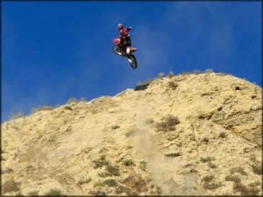 OHV at Glendive Short Pine OHV Area Trail