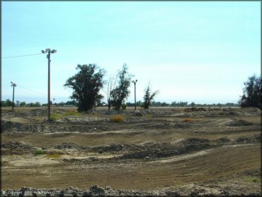 Example of terrain at Hanford Fairgrounds Track