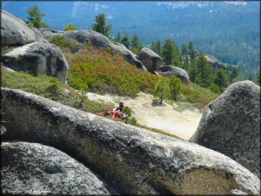 Honda CRF Off-Road Bike at Twin Peaks And Sand Pit Trail