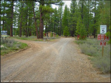 RV Trailer Staging Area and Camping at Verdi Peak OHV Trail